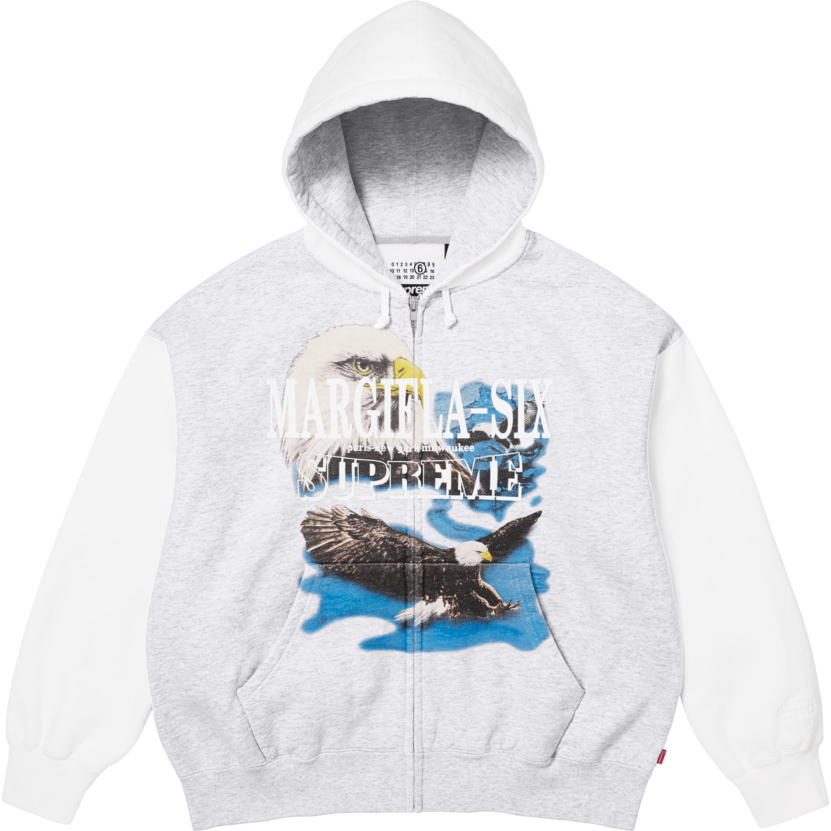 Supreme®/MM6 Maison Margiela Eagle Zip Up Hooded Sweatshirt view 10